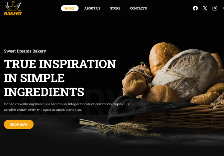 Free Website Builder and Domain, Web Hosting ,  Secure Web Hosting Services with 24/7 Support - New Now Hosting  - Bakery