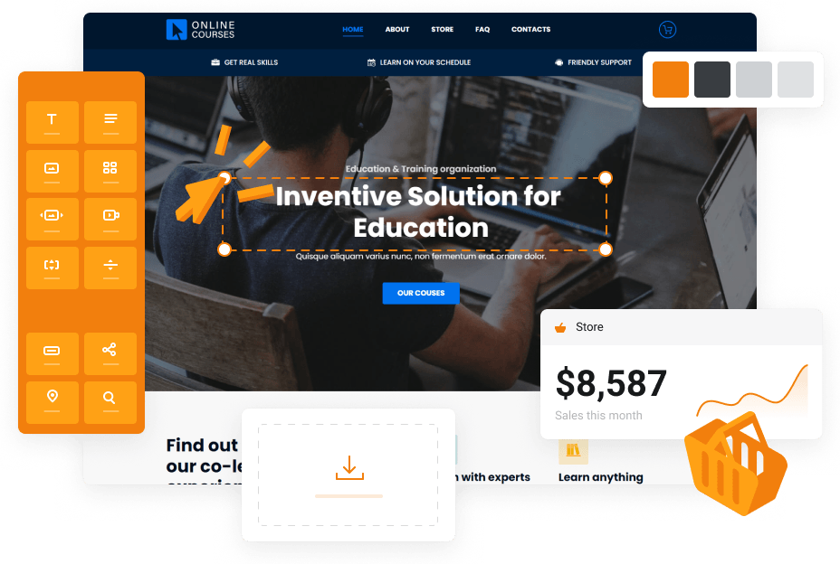 Free Website Builder and Domain, Web Hosting ,  Secure Web Hosting Services with 24/7 Support - New Now Hosting  - Professional Website. Fast!