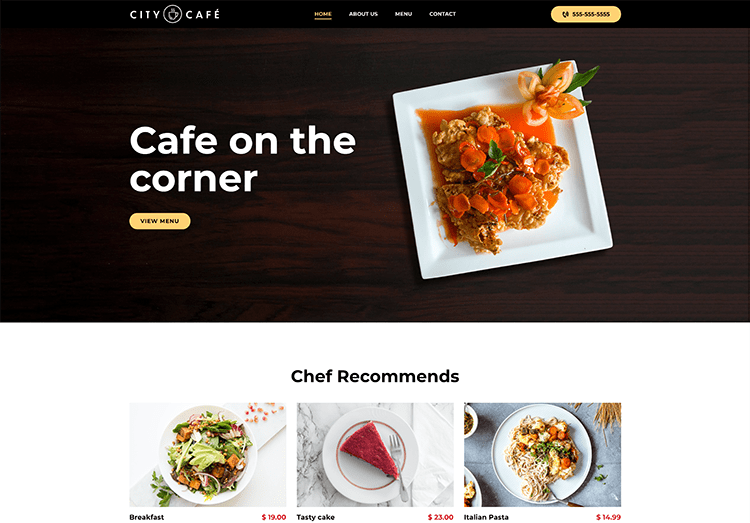 Free Website Builder and Domain, Web Hosting ,  Secure Web Hosting Services with 24/7 Support - New Now Hosting  - Local Cafe